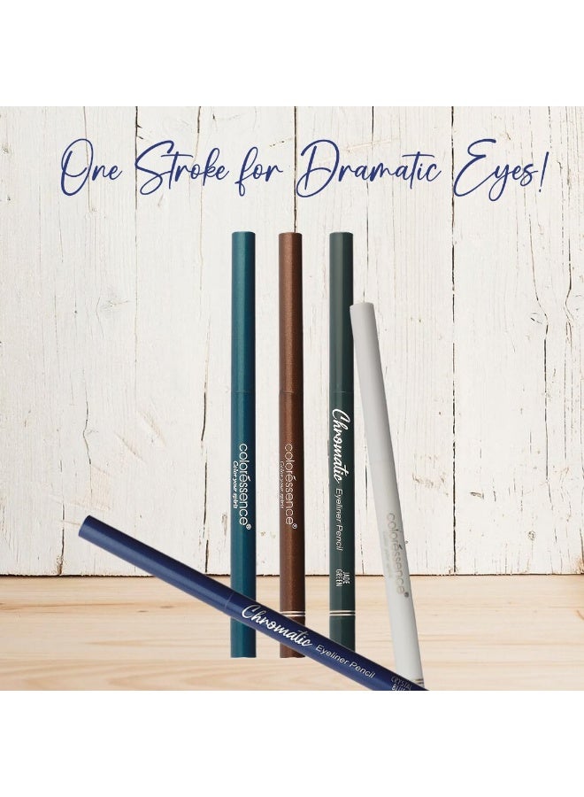 Coloressence Chromatic Smudgeproof Matte Eyeliner Cum Lightweight Long Lasting Smudge Proof Kajal -Deep Brown - Image 2